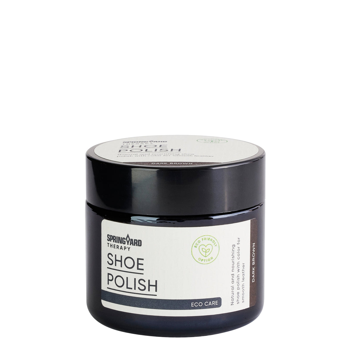 SHOE POLISH DARK BROWN 60ML SPRINGYARD