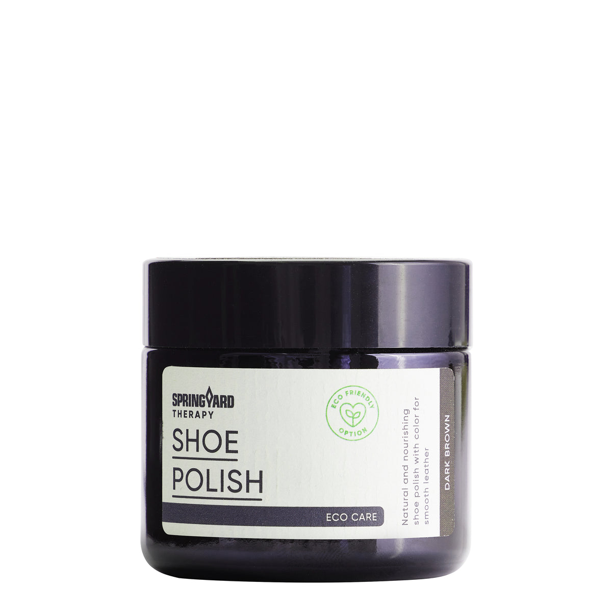 SHOE POLISH DARK BROWN 60ML SPRINGYARD