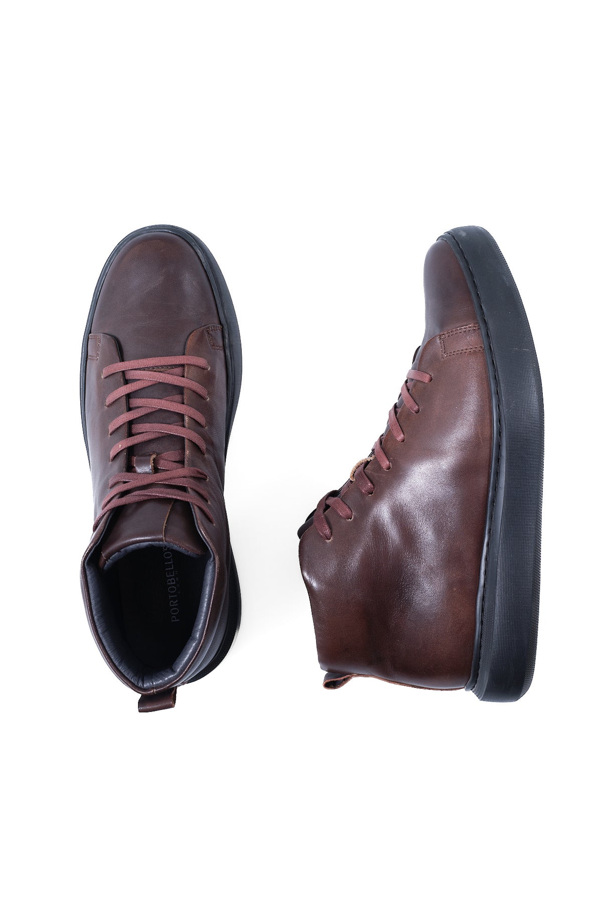 ΑΝΔΡΙΚΑ ΚΑΦΕ ΔΕΡΜΑΤΙΝΑ ΥΠΟΔΗΜΑΤΑ SNEAKERS ΜΠΟΤΑΚΙΑ PORTOBELLO'S