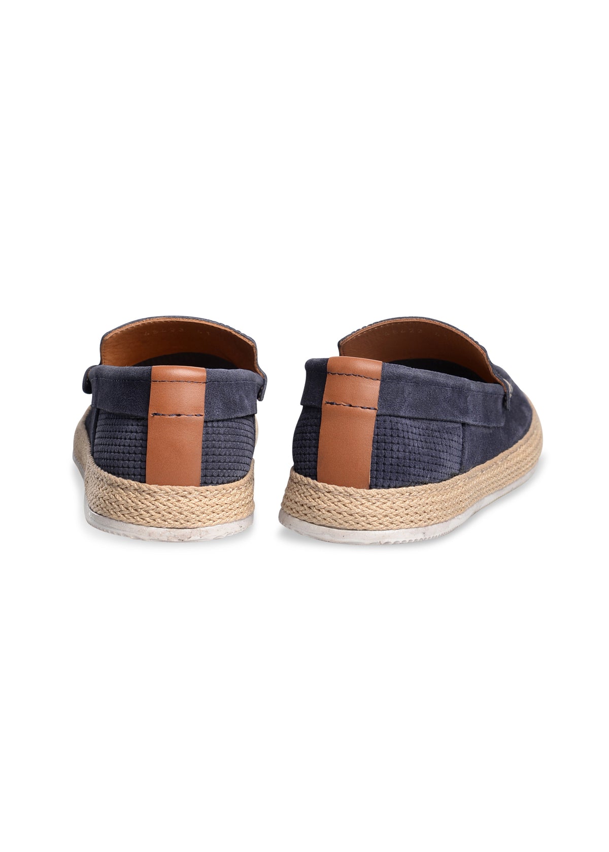 ΑΝΔΡΙΚΕΣ ΔΕΡΜΑΤΙΝΕΣ SUEDE ΕΣΠΑΝΤΡΙΓΙΕΣ PORTOBELLO'S ΣΕ ΜΠΛΕ ΧΡΩΜΑ ΜΕ ΜΙΚΡΟΣΧΕΔΙΟ