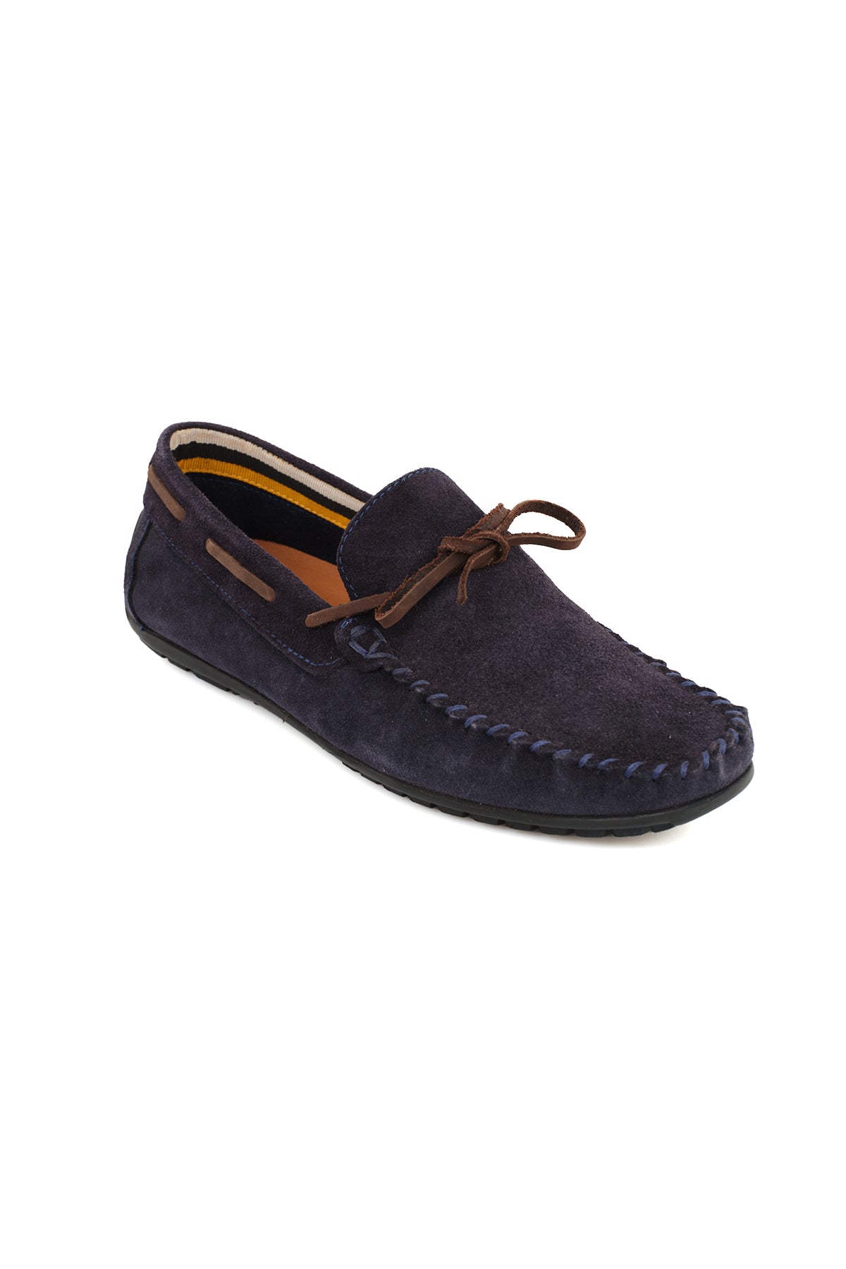 ΑΝΔΡΙΚΑ ΠΑΠΟΥΤΣΙΑ SUEDE CAR LOAFERS ΜΠΛΕ PORTOBELLO'S