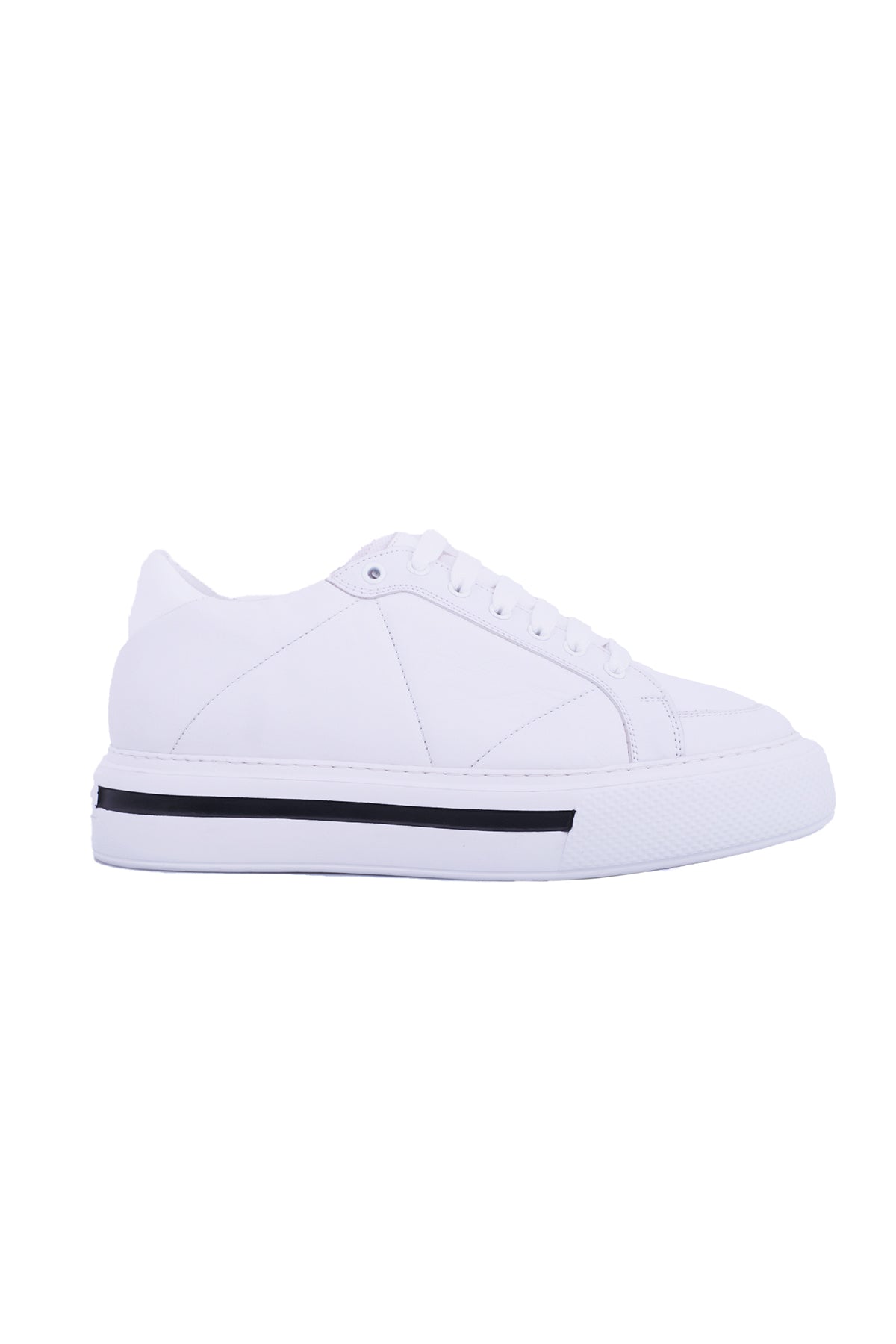 ΑΝΔΡΙΚΑ ΠΑΠΟΥΤΣΙΑ SNEAKERS ΛΕΥΚΑ ΜΕ ΧΟΝΤΡΗ ΣΟΛΑ PORTOBELLO'S
