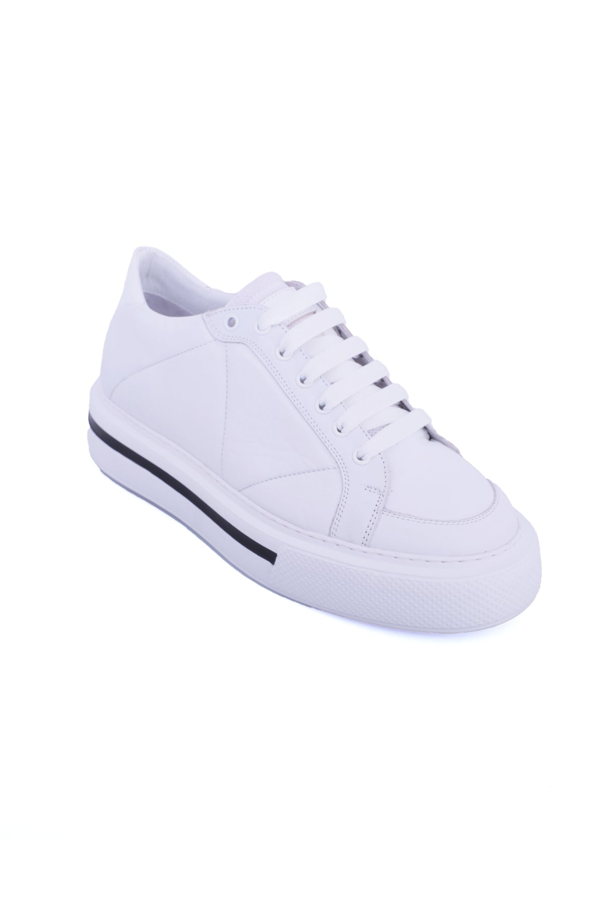 ΑΝΔΡΙΚΑ ΠΑΠΟΥΤΣΙΑ SNEAKERS ΛΕΥΚΑ ΜΕ ΧΟΝΤΡΗ ΣΟΛΑ PORTOBELLO'S