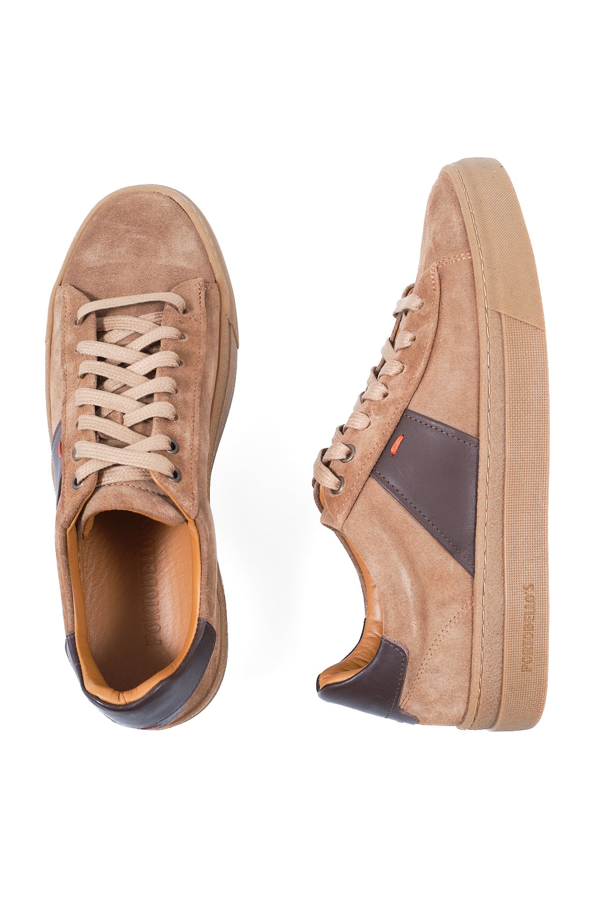 ΑΝΔΡΙΚΑ ΜΠΕΖ ΣΚΟΥΡΟ SUEDE SNEAKERS PORTOBELLO'S
