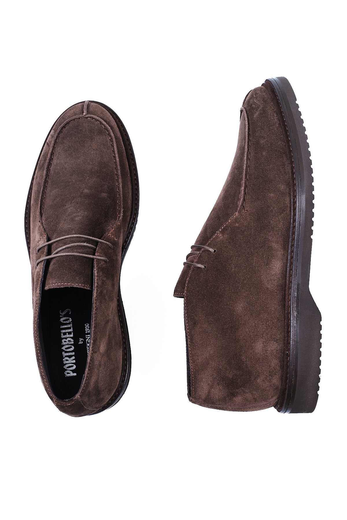 ΑΝΔΡΙΚΑ ΚΑΦΕ ΔΕΡΜΑΤΙΝΑ SUEDE CHUKKA ORTIGNI