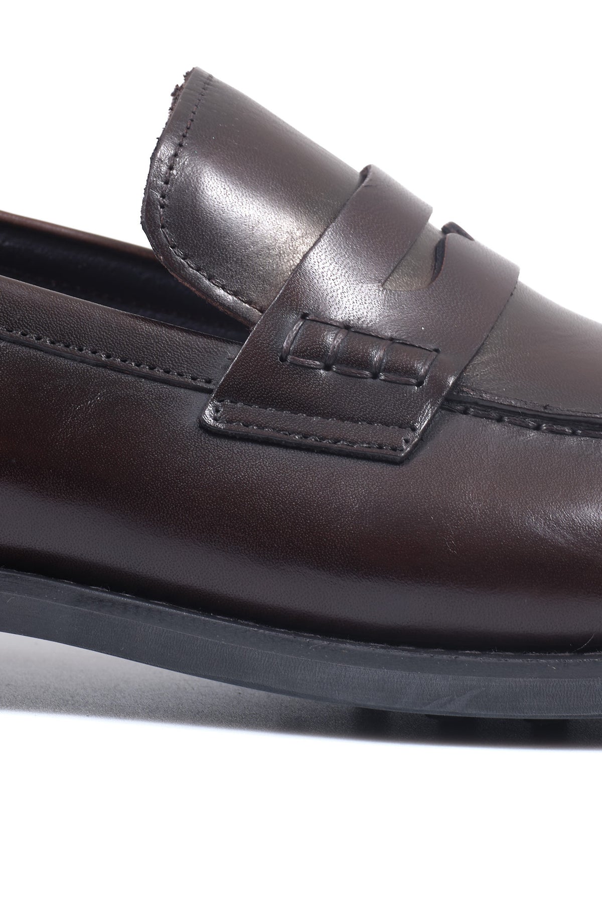 ΑΝΔΡΙΚΑ ΔΕΡΜΑΤΙΝΑ ΥΠΟΔΗΜΑΤΑ LOAFERS ΣΕ ΚΑΦΕ ΑΠΟΧΡΩΣΗ PORTOBELLO'S