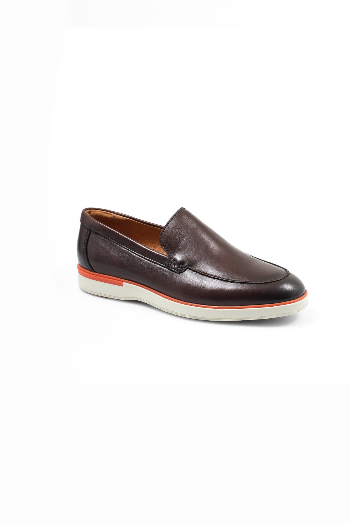 ΑΝΔΡΙΚΑ ΥΠΟΔΗΜΑΤΑ ΔΕΡΜΑΤΙΝΑ LOAFERS PORTOBELLO'S ΣΕ ΚΑΦΕ ΧΡΩΜΑ