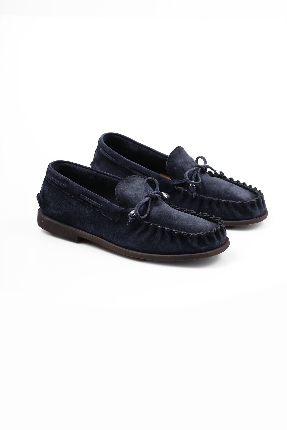 ΑΝΔΡΙΚΑ ΔΕΡΜΑΤΙΝΑ SUEDE ΥΠΟΔΗΜΑΤΑ LOAFERS ALEXANDER HOTTO ΣΕ ΜΠΛΕ ΧΡΩΜΑ
