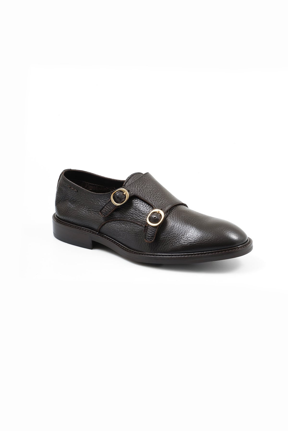 ΑΝΔΡΙΚΑ ΔΕΡΜΑΤΙΝΑ ΥΠΟΔΗΜΑΤΑ ΑLEXANDER HOTTO MONK STRAPS ΣΕ ΚΑΦΕ ΧΡΩΜΑ