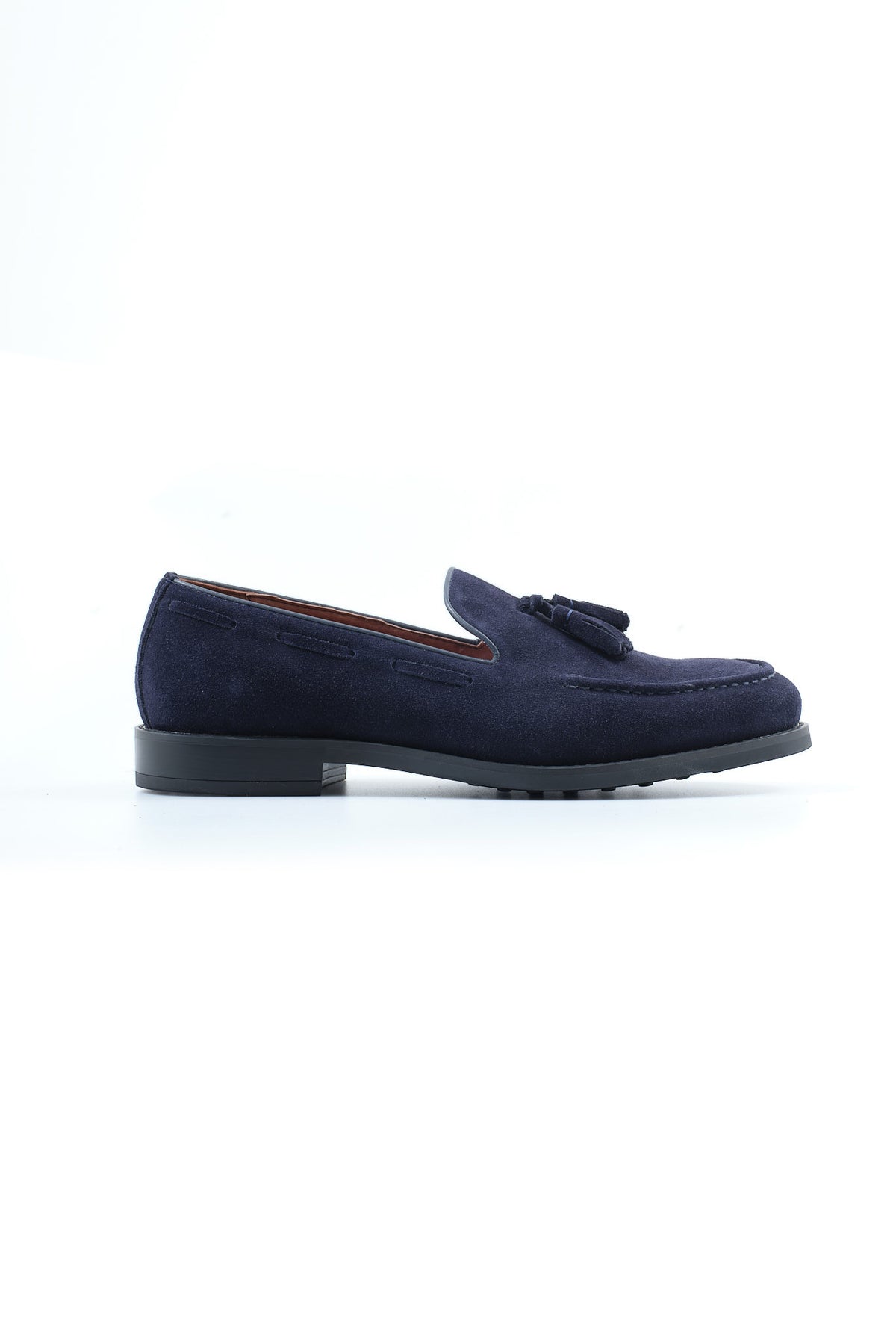 ΑΝΔΡΙΚΑ ΜΠΛΕ ΔΕΡΜΑΤΙΝΑ SUEDE TASSEL LOAFERS ΥΠΟΔΗΜΑΤΑ PORTOBELLO'S