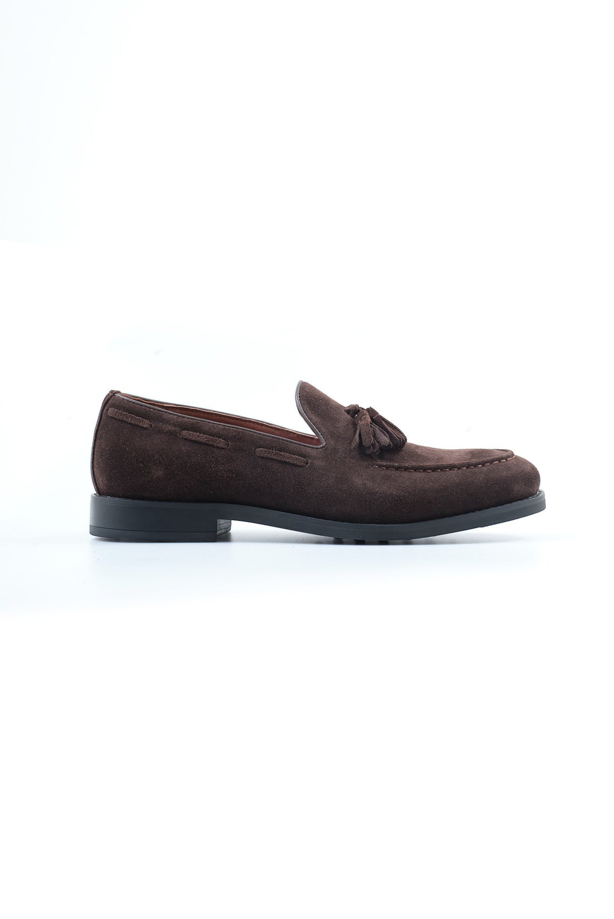 ΑΝΔΡΙΚΑ ΚΑΦΕ ΔΕΡΜΑΤΙΝΑ SUEDE TASSEL LOAFERS ΥΠΟΔΗΜΑΤΑ PORTOBELLO'S