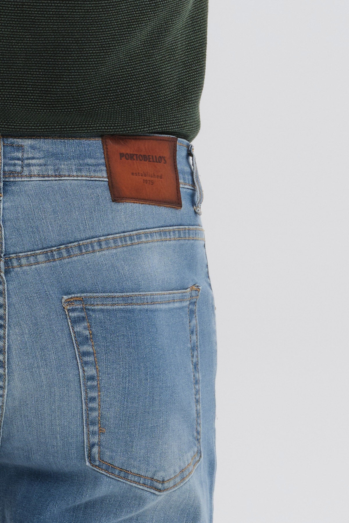 ΑΝΔΡΙΚΟ JEAN SLIM FIT PORTOBELLO'S ΣΕ ΑΝΟΙΚΤΟ ΤΖΙΝ ΧΡΩΜΑ