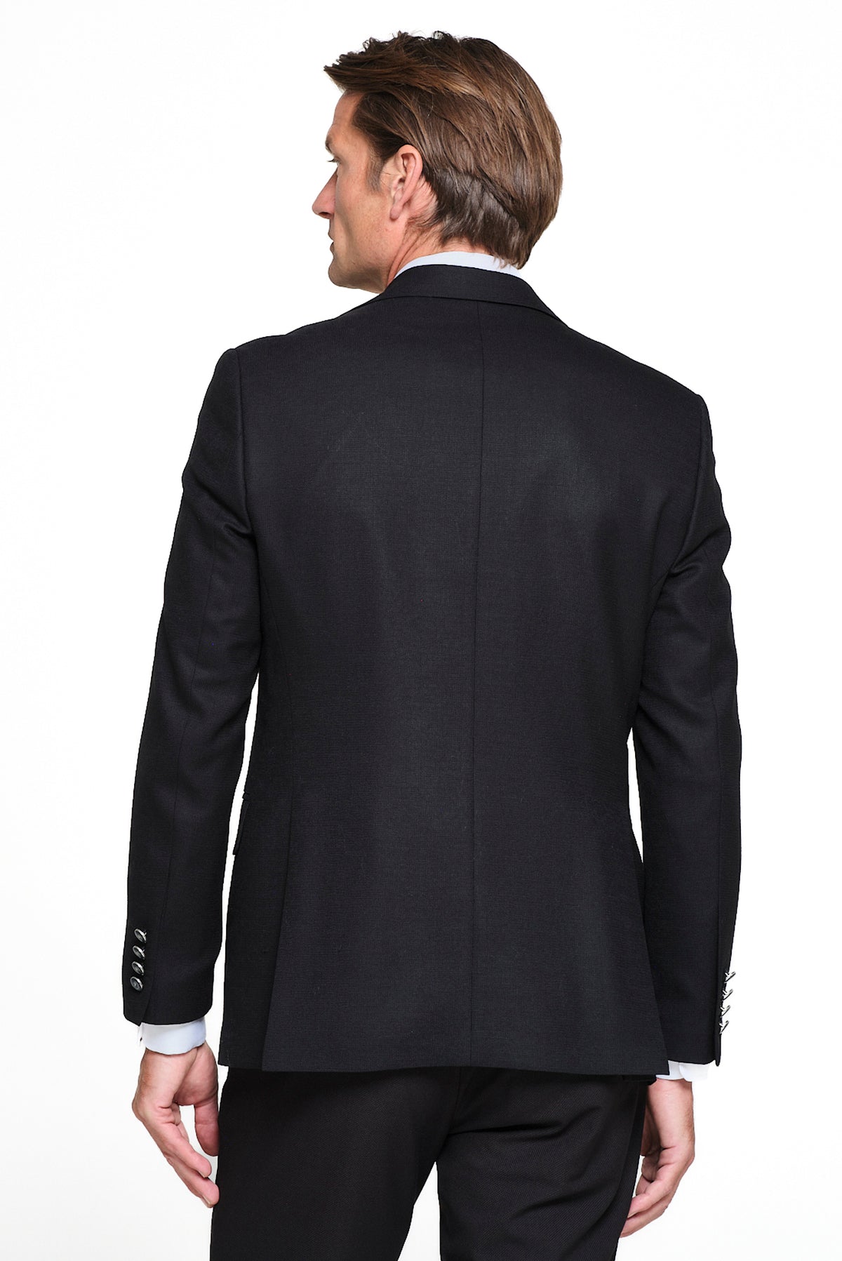 ΑΝΔΡΙΚΟ ΜΑΥΡΟ ΜΑΛΛΙΝΟ ΣΑΚΑΚΙ BLAZER REGULAR FIT PORTOBELLO'S