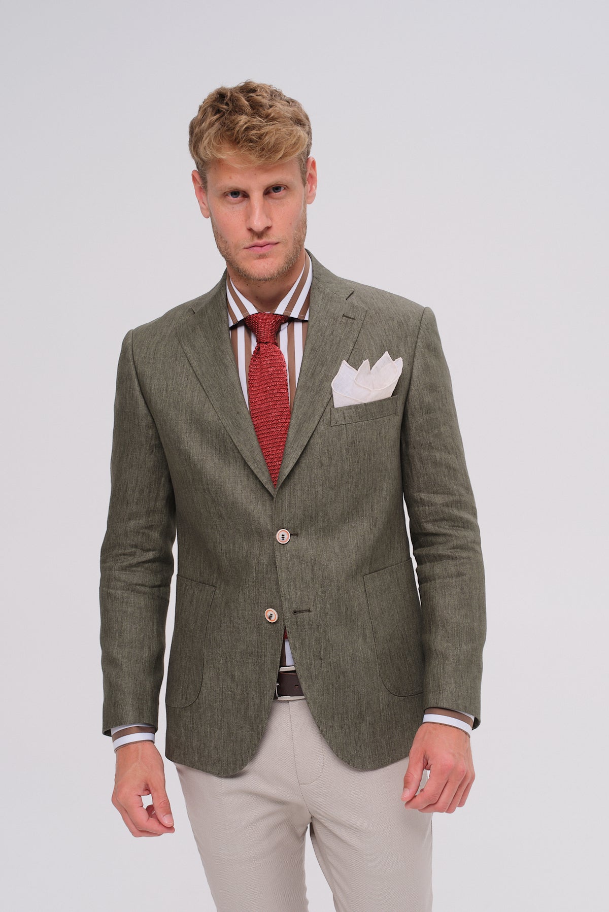 ΑΝΔΡΙΚΟ ΛΙΝΟ ΣΑΚΑΚΙ ΛΑΔΙ PORTOBELLO'S SLIM FIT