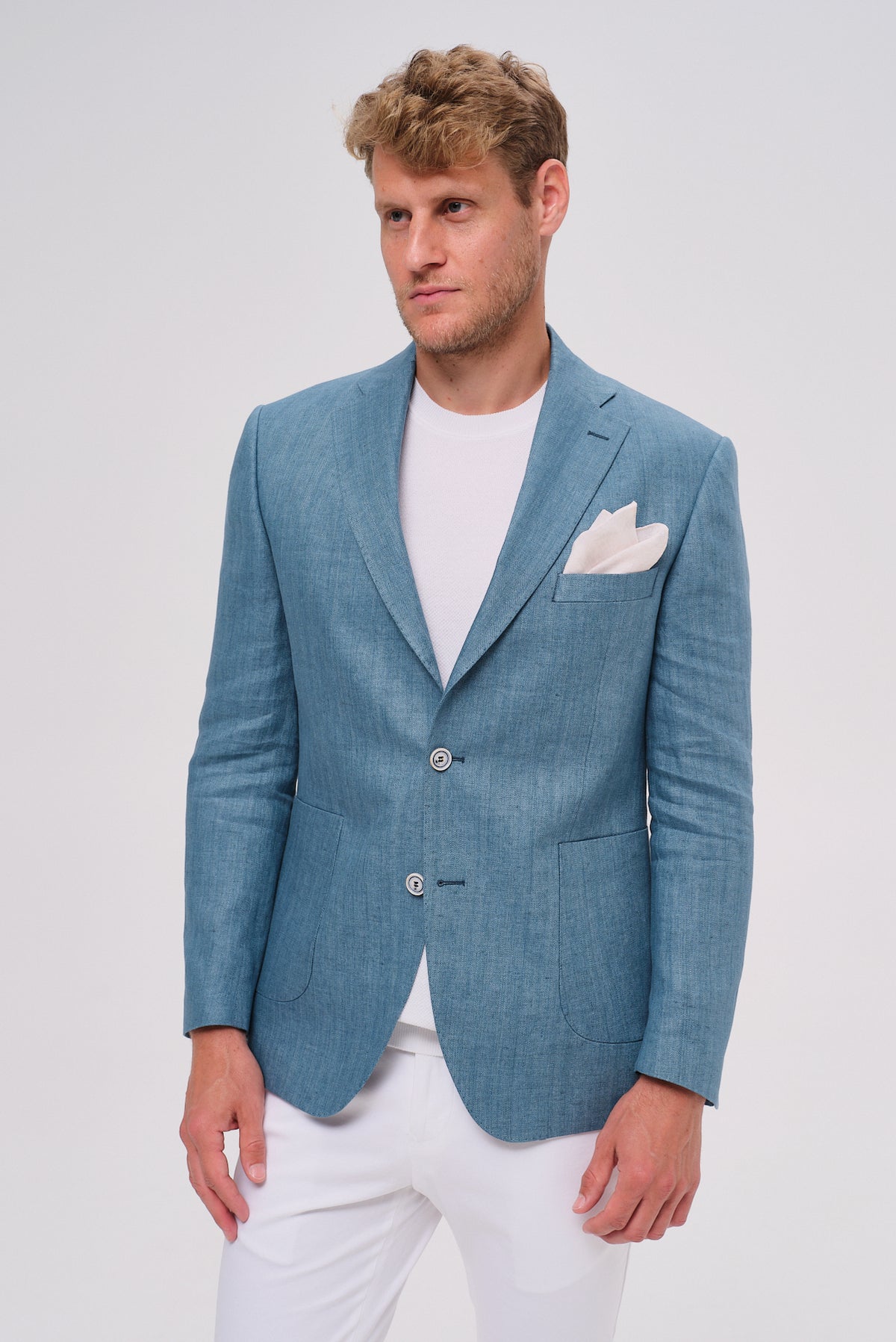 ΑΝΔΡΙΚΟ ΛΙΝΟ ΣΑΚΑΚΙ ΠΕΤΡΟΛ PORTOBELLO'S SLIM FIT