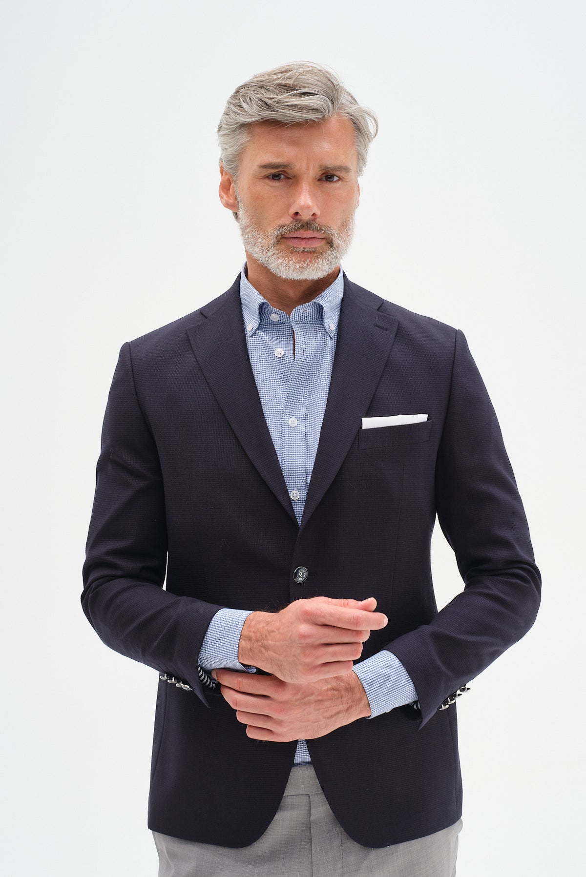 ΑΝΔΡΙΚΟ ΜΠΛΕ ΣΑΚΑΚΙ BLAZER PORTOBELLO'S REGULAR FIT MARZOTTO