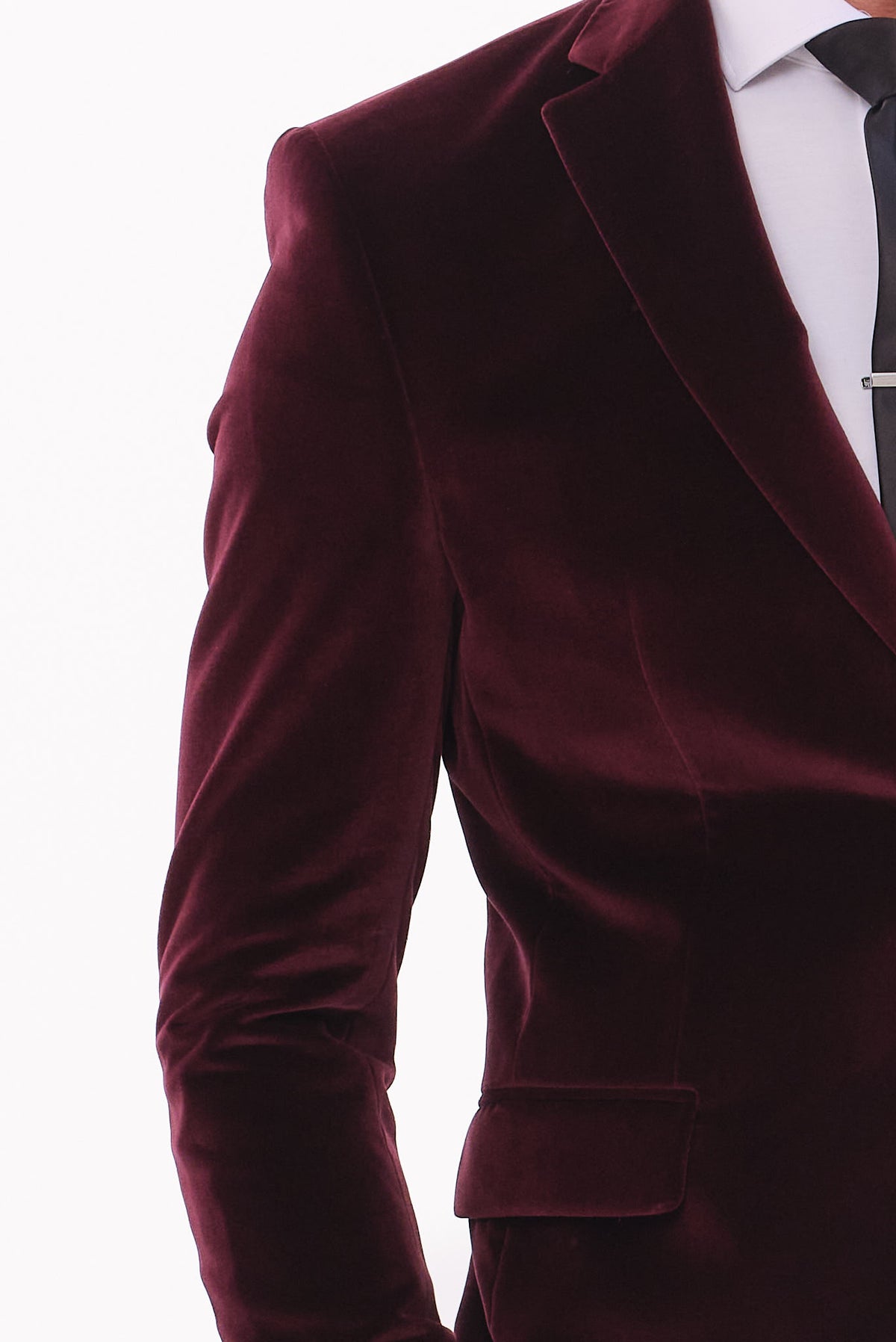 ΑΝΔΡΙΚΟ ΜΠΟΡΝΤΟ ΒΕΛΟΥΔΙΝΟ ΣΑΚΑΚΙ SLIM FIT