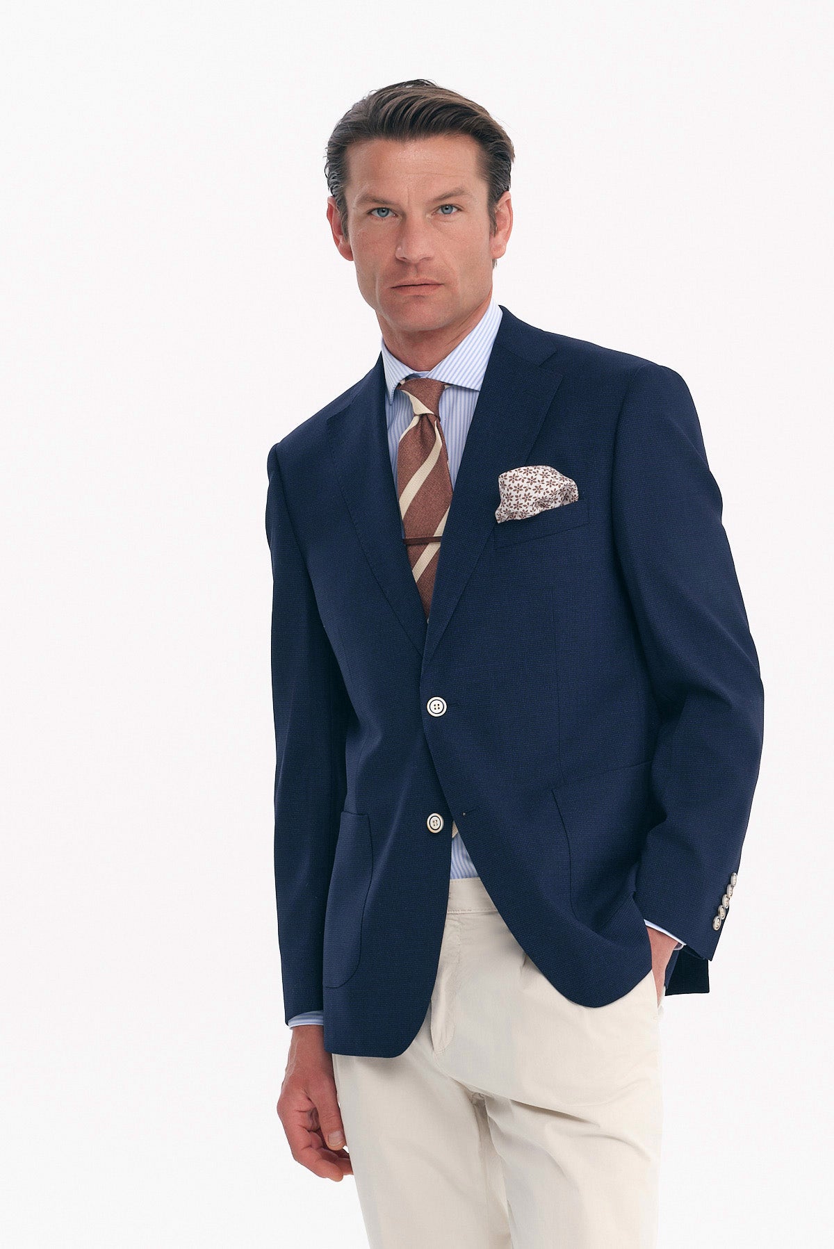 ΑΝΔΡΙΚΟ REGULAR FIT ΣΑΚΑΚΙ ΜΠΛΕ NAVY PORTOBELLO'S