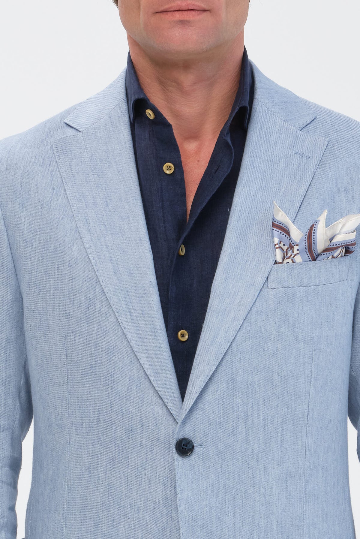 ΑΝΔΡΙΙΚΟ ΣΙΕΛ ΣΑΚΑΚΙ PORTOBELLO'S SLIM FIT ΣΕ ΥΦΑΣΜΑ LEOMASTER