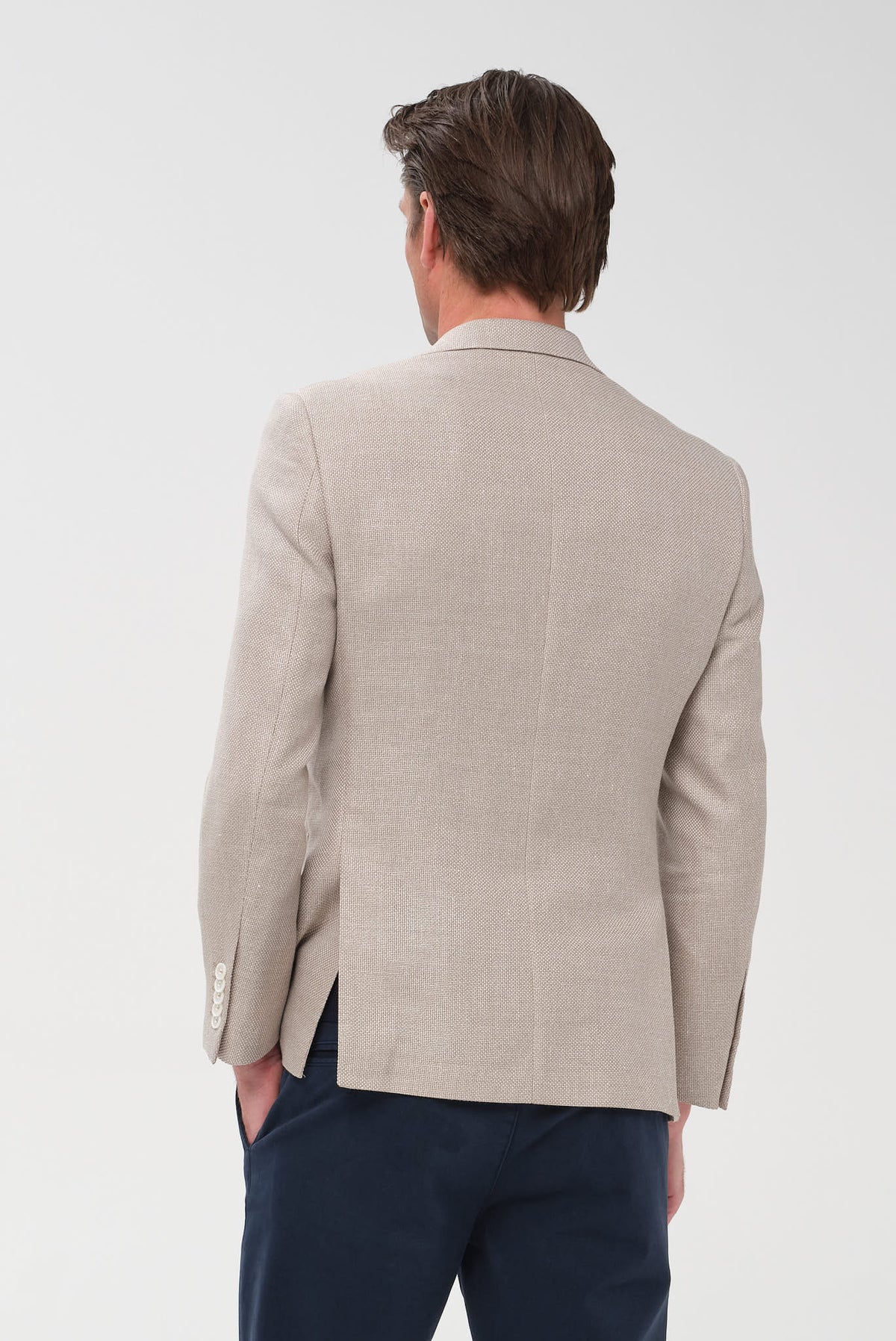 ΑΝΔΡΙΚΟ ΛΙΝΟΒΑΜΒΑΚΟ ΜΠΕΖ ΣΚΟΥΡΟ ΣΑΚΑΚΙ PORTOBELLO'S SLIM FIT