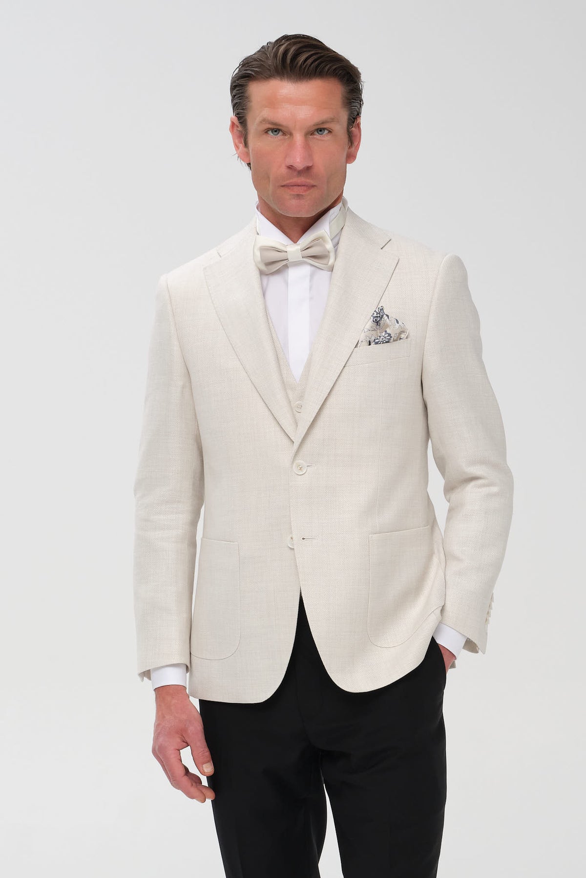 ΑΝΔΡΙΚΟ ΕΚΡΟΥ ΛΙΝΟΒΑΜΒΑΚΟ ΣΑΚΑΚΙ PORTOBELLO'S SLIM FIT