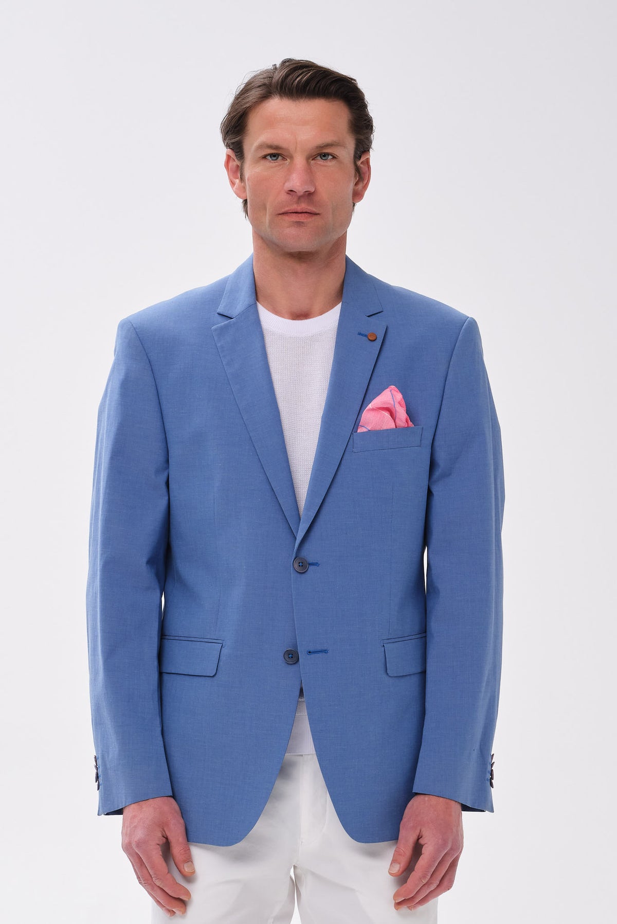 ΑΝΔΡΙΚΟ ΣΙΕΛ ΣΑΚΑΚΙ PORTOBELLO'S REGULAR FIT ΣΕ ΥΦΑΣΜΑ MARZOTTO