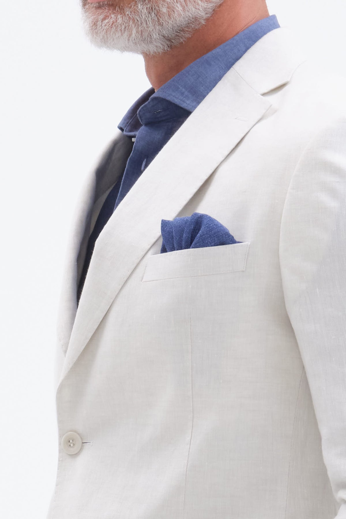 ΑΝΔΡΙΚΟ ΛΙΝΟ ΚΟΣΤΟΥΜΙ PORTOBELLO'S SLIM FIT ΣΕ ΑΠΟΧΡΩΣΗ ΤΟΥ ΠΑΓΟΥ ΚΑΙ ΥΦΑΣΜΑ SONDRIO