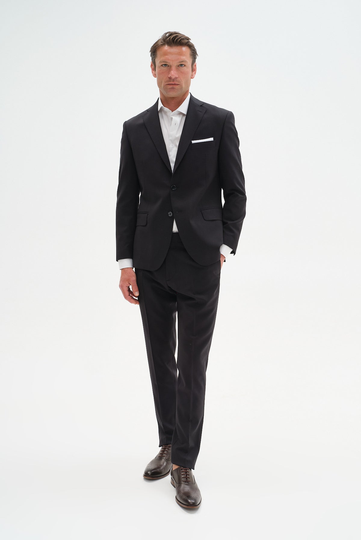 ΑΝΔΡΙΚΟ ΜΑΥΡΟ ΚΟΣΤΟΥΜΙ PORTOBELLO'S SLIM FIT ZIGNONE