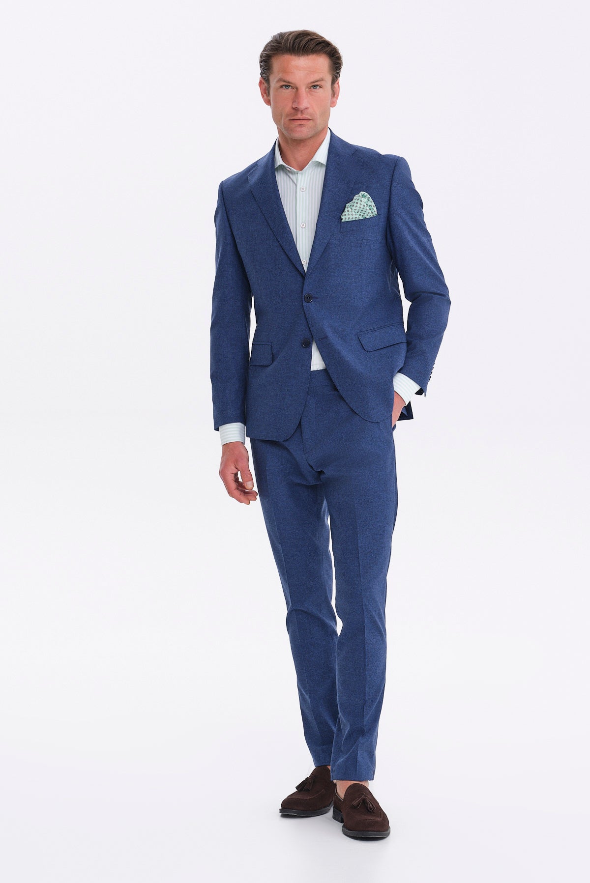 ΑΝΔΡΙΚΟ ΡΑΦ ΚΟΣΤΟΥΜΙ SLIM FIT PORTOBELLO'S ΣΕ ΥΦΑΣΜΑ GUABELLO