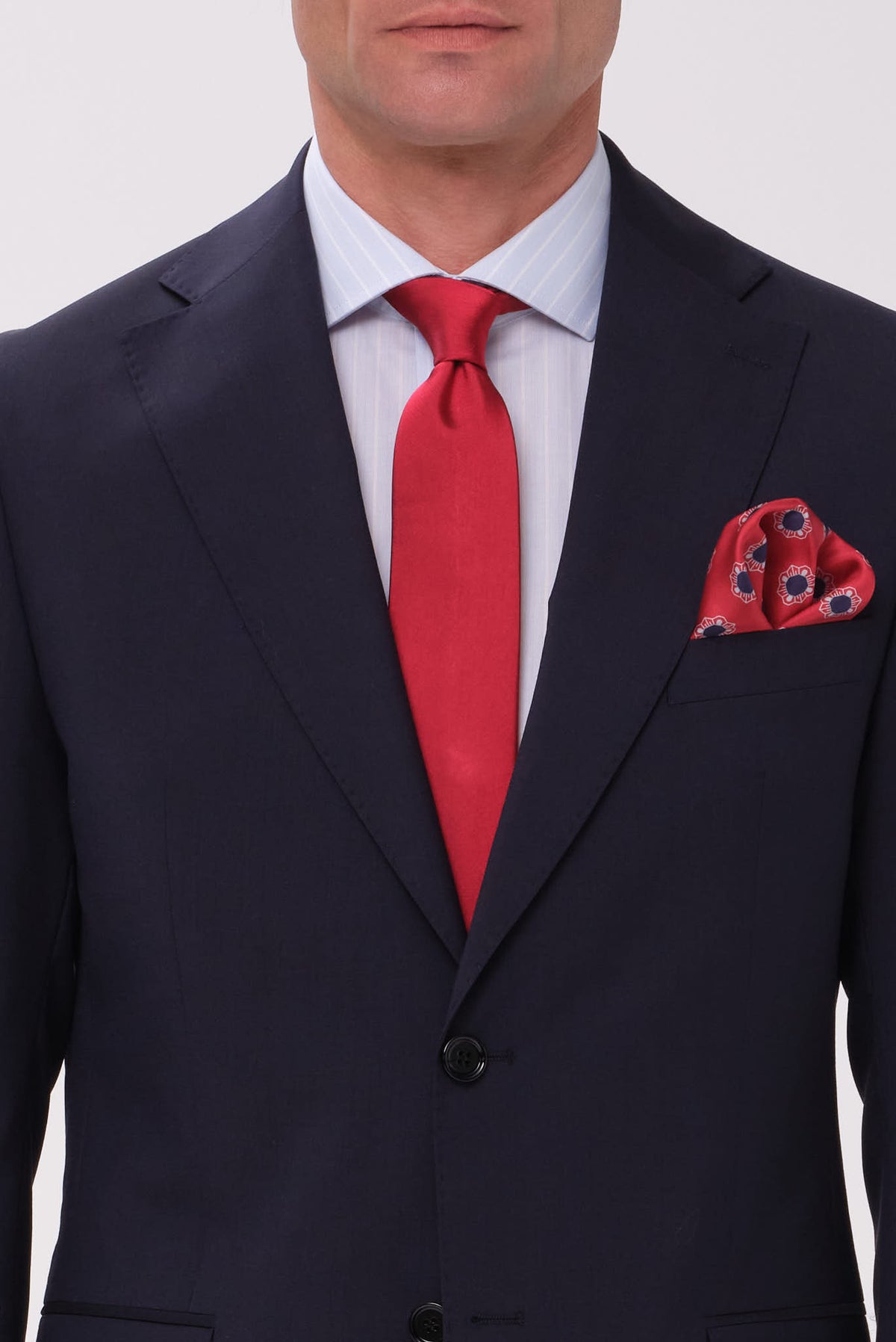ΑΝΔΡΙΚΟ ΜΠΛΕ ΜΑΛΛΙΝΟ ΚΟΣΤΟΥΜΙ PORTOBELLO'S SLIM FIT ΣΕ ΥΦΑΣΜΑ MARZOTTO