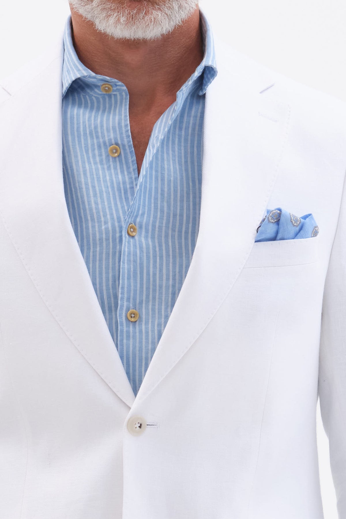 ΑΝΔΡΙΚΟ ΛΙΝΟ ΛΕΥΚΟ ΚΟΣΤΟΥΜΙ PORTOBELLO'S FORMAL FIT