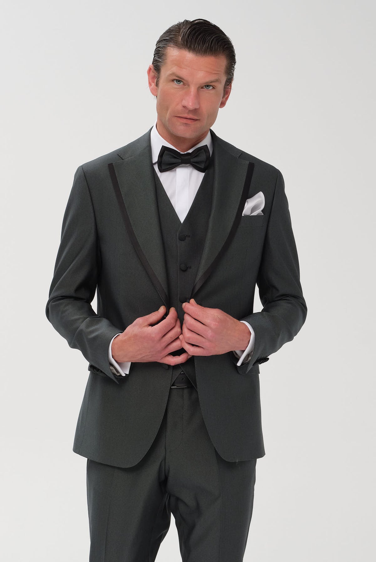 ΑΝΔΡΙΚΟ ΠΡΑΣΙΝΟ ΓΑΜΠΡΙΑΤΙΚΟ ΚΟΣΤΟΥΜΙ PORTOBELLO'S SLIM FIT