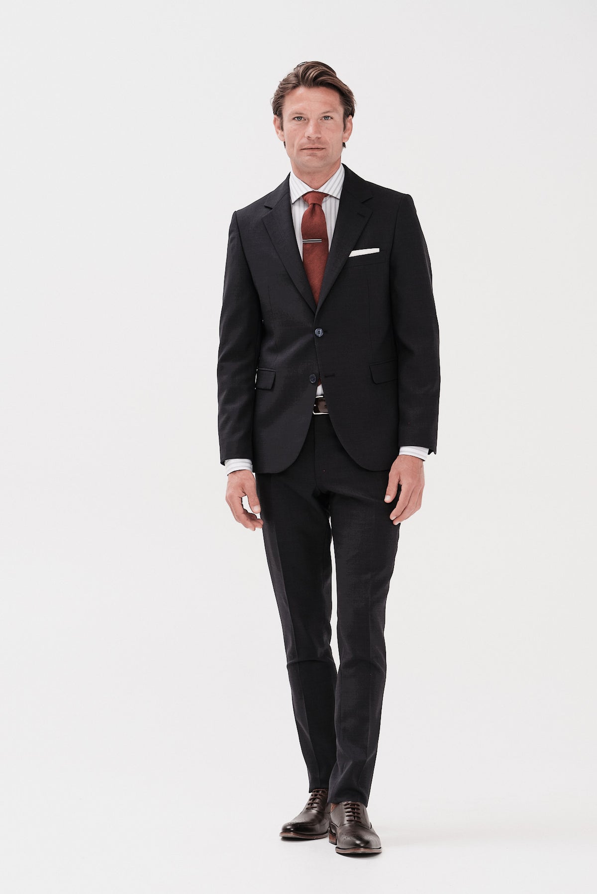 ΑΝΔΡΙΚΟ ΣΚΟΥΡΟ ΓΚΡΙ ΚΟΣΤΟΥΜΙ PORTOBELLO'S SLIM FIT