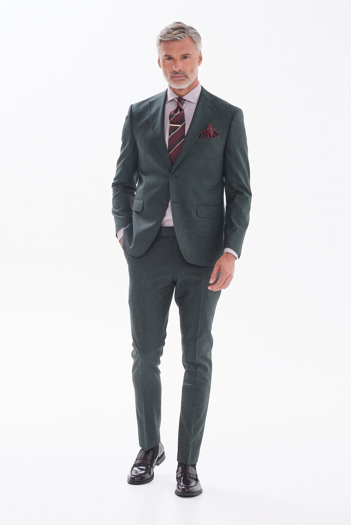 ΑΝΔΡΙΚΟ ΛΑΔΙ ΜΑΛΛΙΝΟ ΚΟΣΤΟΥΜΙ PORTOBELLO'S SLIM FIT