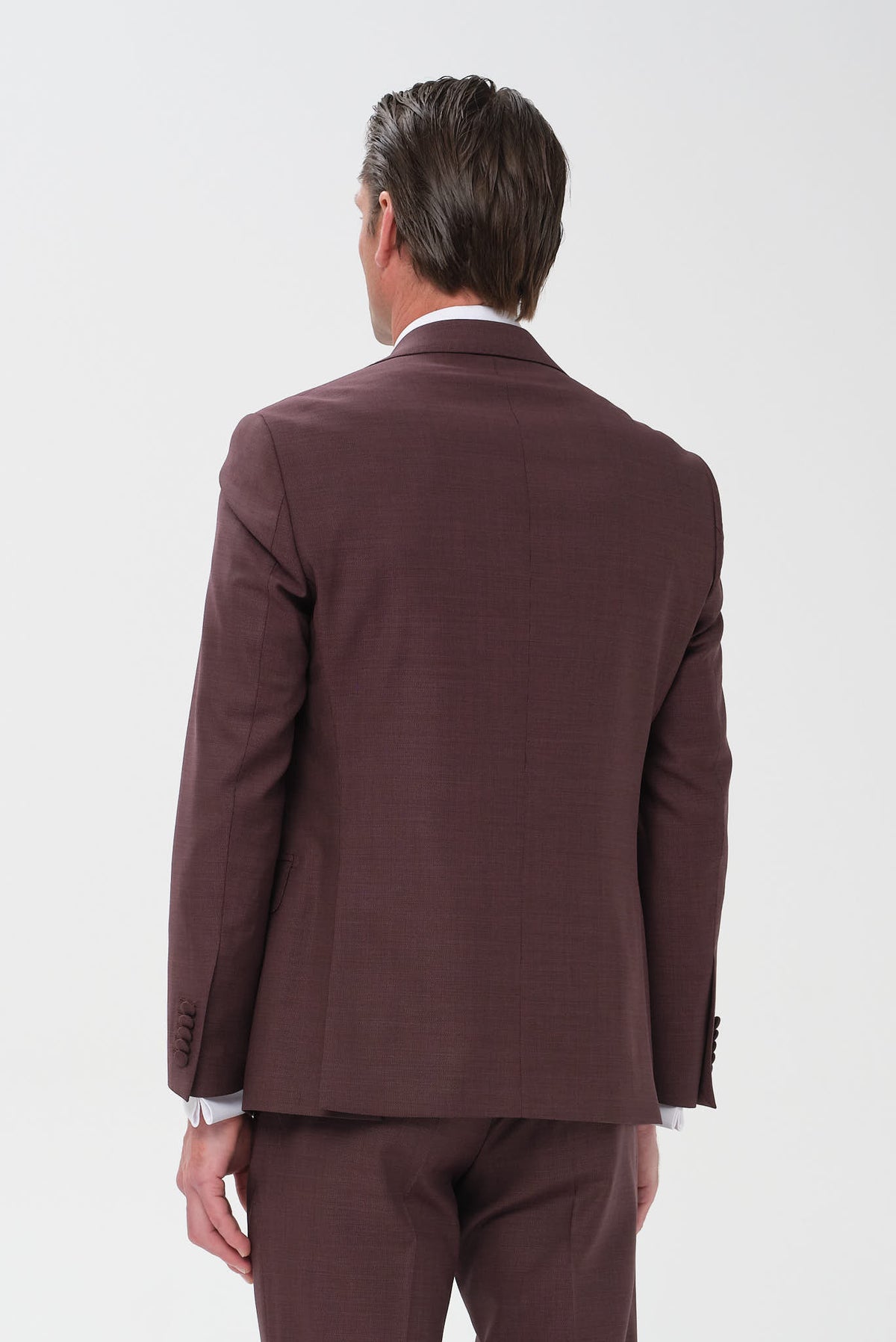 ΑΝΔΡΙΚΟ ΜΠΟΡΝΤΟ ΓΑΜΠΡΙΑΤΙΚΟ ΚΟΣΤΟΥΜΙ PORTOBELLO'S SLIM FIT ΣΕ ΥΦΑΣΜΑ ZIGNONE SUPER 110