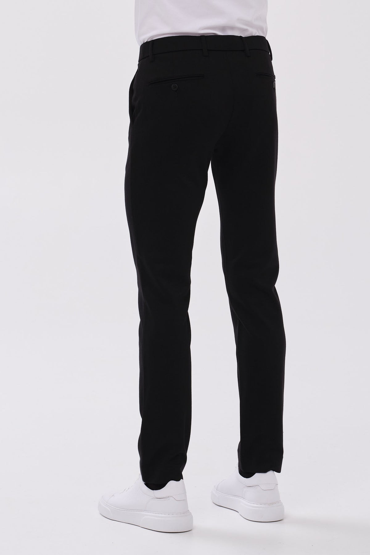 ΑΝΔΡΙΚΟ ΜΑΥΡΟ CHINOS ΠΑΝΤΕΛΟΝΙ PORTOBELLO'S REGULAR FIT ΜΕ ΠΙΕΤΑ