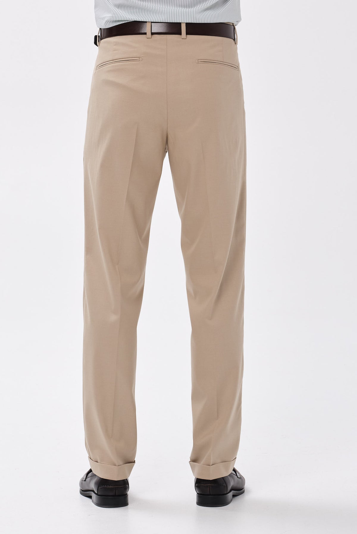 ΑΝΔΡΙΚΟ ΜΠΕΖ ΣΚΟΥΡΟ CHINOS ΠΑΝΤΕΛΟΝΙ PORTOBELLO'S MODERN FIT ΜΕ ΔΙΠΛΗ ΠΙΕΤΑ