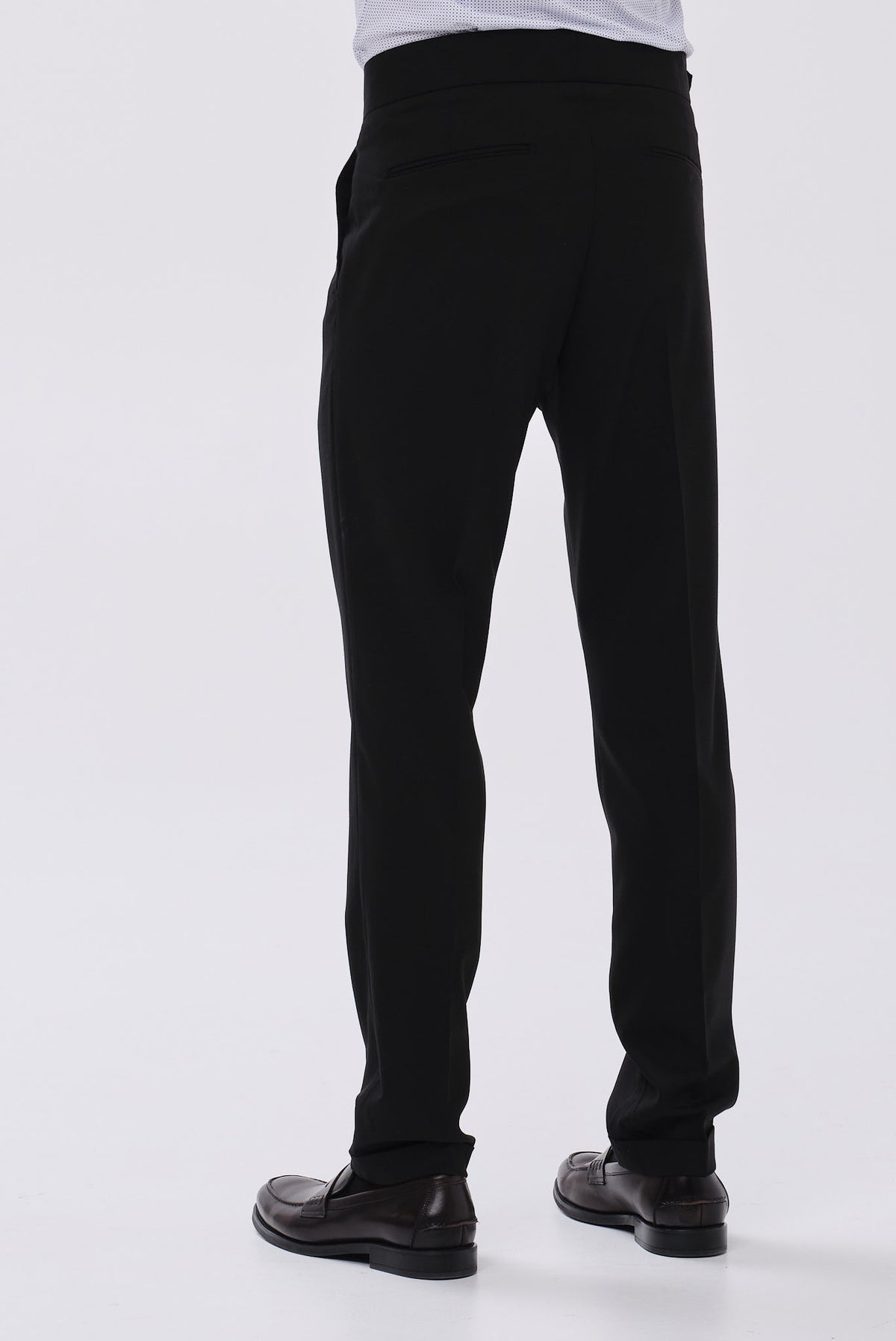 ΑΝΔΡΙΚΟ ΜΑΥΡΟ CHINOS ΠΑΝΤΕΛΟΝΙ PORTOBELLO'S MODERN FIT ΜΕ ΔΙΠΛΗ ΠΙΕΤΑ