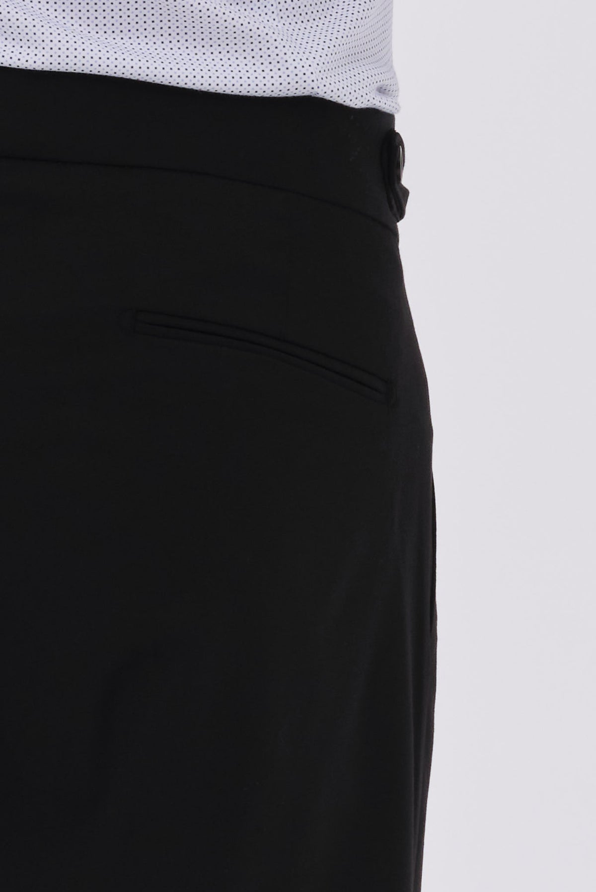ΑΝΔΡΙΚΟ ΜΑΥΡΟ CHINOS ΠΑΝΤΕΛΟΝΙ PORTOBELLO'S MODERN FIT ΜΕ ΔΙΠΛΗ ΠΙΕΤΑ