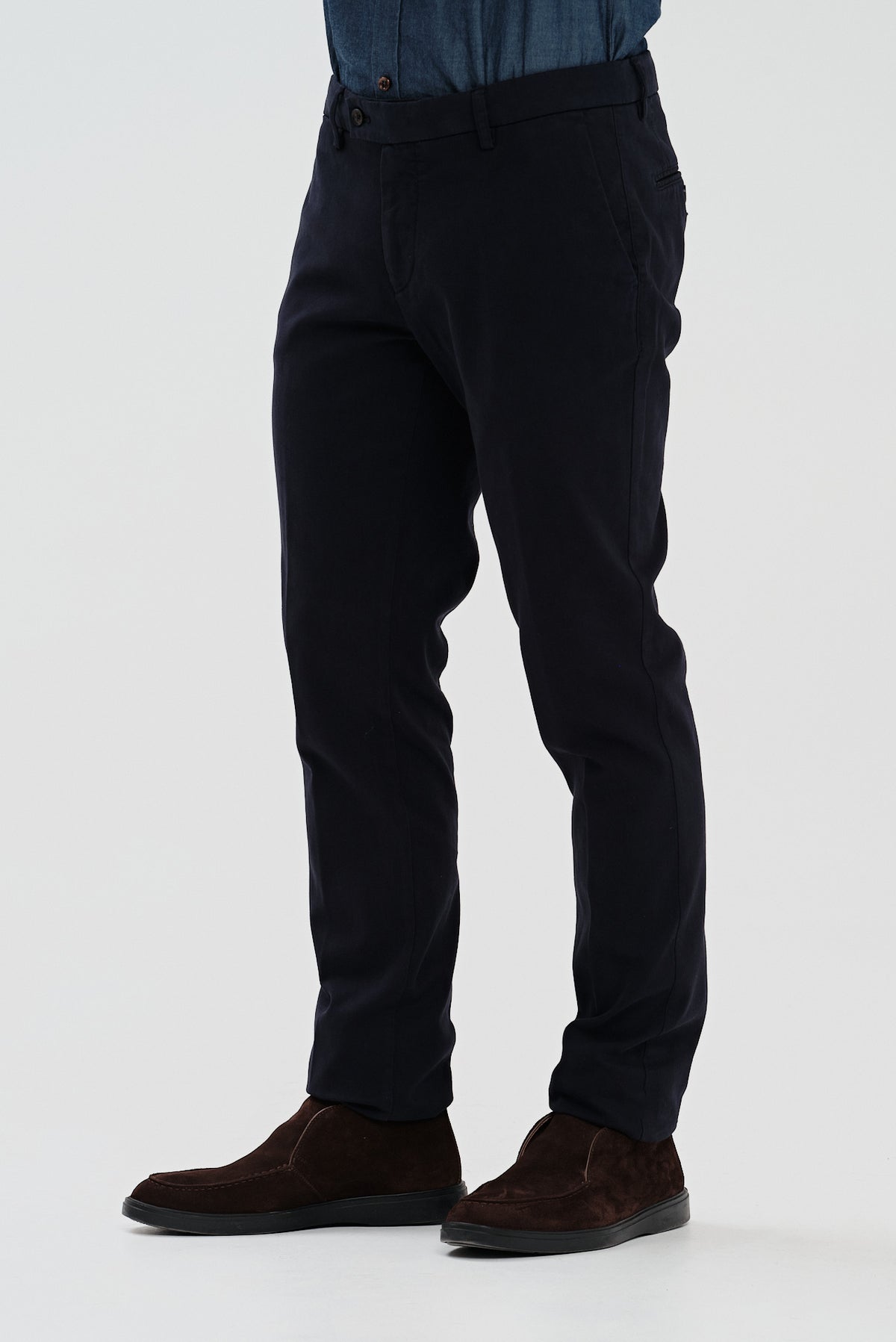 ΑΝΔΡΙΚΟ ΜΠΛΕ ΣΚΟΥΡΟ ΠΑΝΤΕΛΟΝΙ CHINOS PORTOBELLO'S SLIM FIT