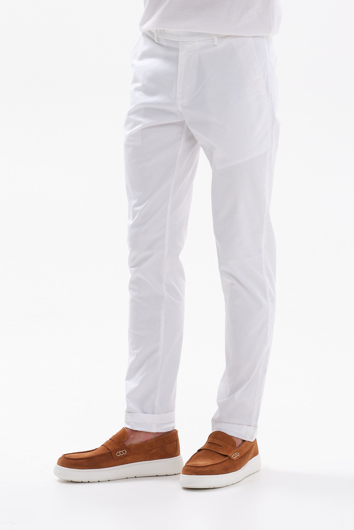 ΑΝΔΡΙΚΟ ΛΕΥΚΟ CHINOS ΠΑΝΤΕΛΟΝΙ PORTOBELLO'S SLIM FIT