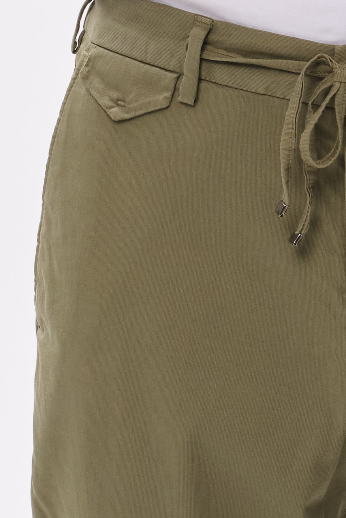 ΑΝΔΡΙΚΟ ΠΡΑΣΙΝΟ ΠΑΝΤΕΛΟΝΙ CHINO PORTOBELLO'S REGULAR FIT ΜΕ ΚΟΡΔΟΝΙ-ΛΑΣΤΙΧΟ