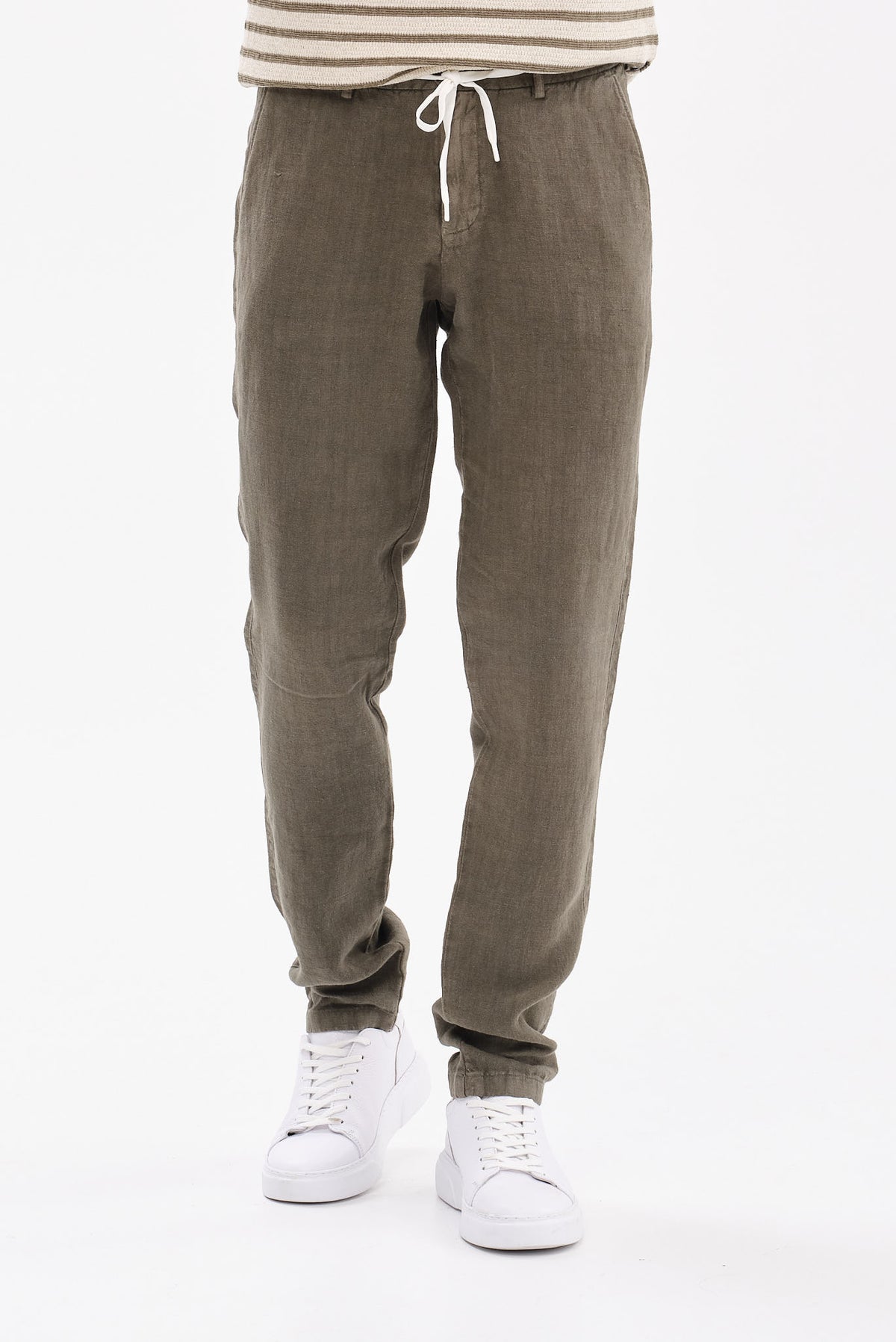 ΑΝΔΡΙΚΟ ΛΑΔΙ ΛΙΝΟ ΠΑΝΤΕΛΟΝΙ CHINO PORTOBELLO'S REGULAR FIT ΜΕ ΚΟΡΔΟΝΙ-ΛΑΣΤΙΧΟ