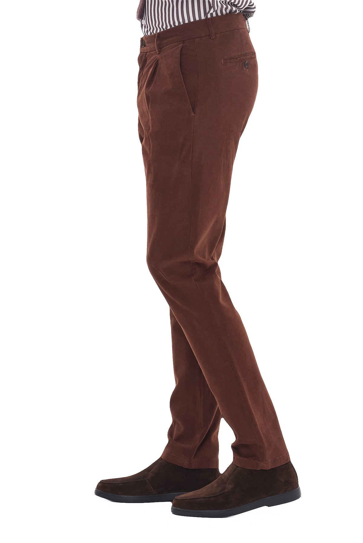 ΑΝΔΡΙΚΟ ΠΑΝΤΕΛΟΝΙ CHINO PORTOBELLO'S ΣΕ ΚΑΦΕ ΧΡΩΜΑ SLIM FIT