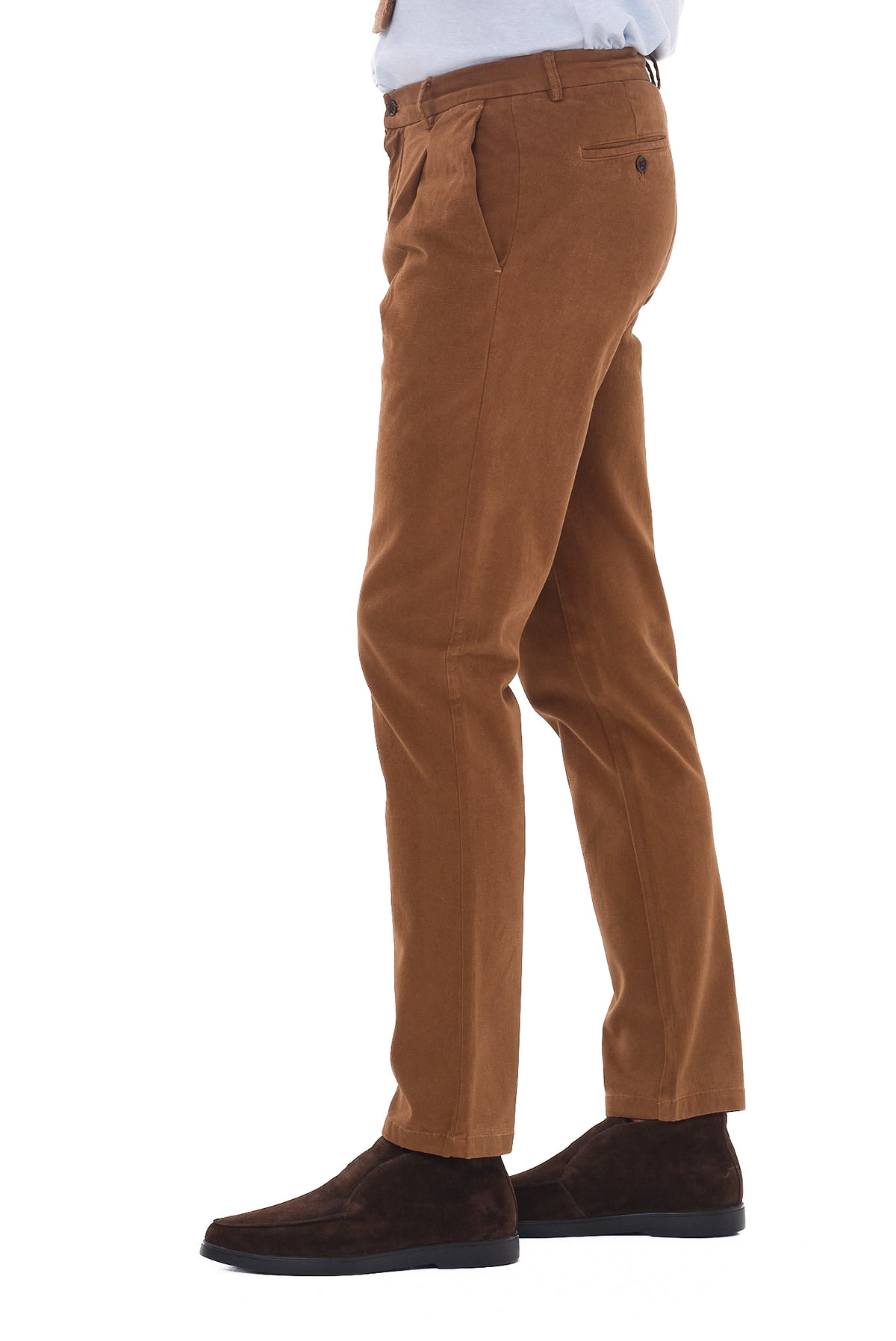 ΑΝΔΡΙΚΟ ΠΑΝΤΕΛΟΝΙ CHINO PORTOBELLO'S ΣΕ ΤΑΜΠΑ ΧΡΩΜΑ SLIM FIT