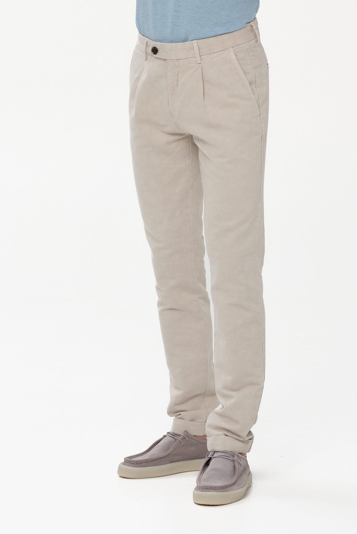ΑΝΔΡΙΚΟ ΜΠΕΖ ΑΝΟΙΧΤΟ ΠΑΝΤΕΛΟΝΙ CHINOS PORTOBELLO΄S ME ΠΙΕΤΑ REGULAR FIT