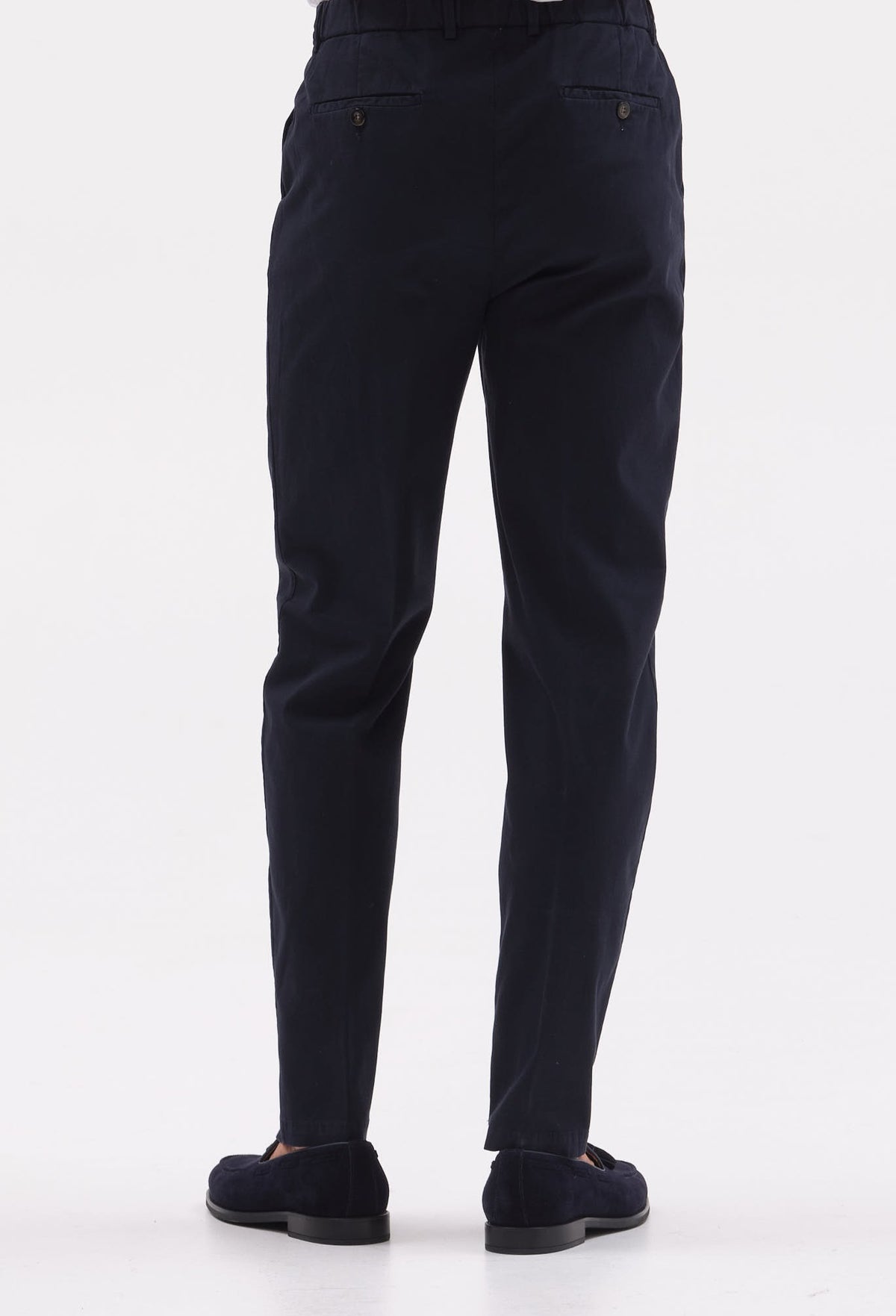 ΑΝΔΡΙΚΟ ΜΠΛΕ CHINOS ΠΑΝΤΕΛΟΝΙ PORTOBELLO'S REGULAR FIT ΜΕ ΚΟΡΔΟΝΙ ΚΑΙ ΛΑΣΤΙΧΟ