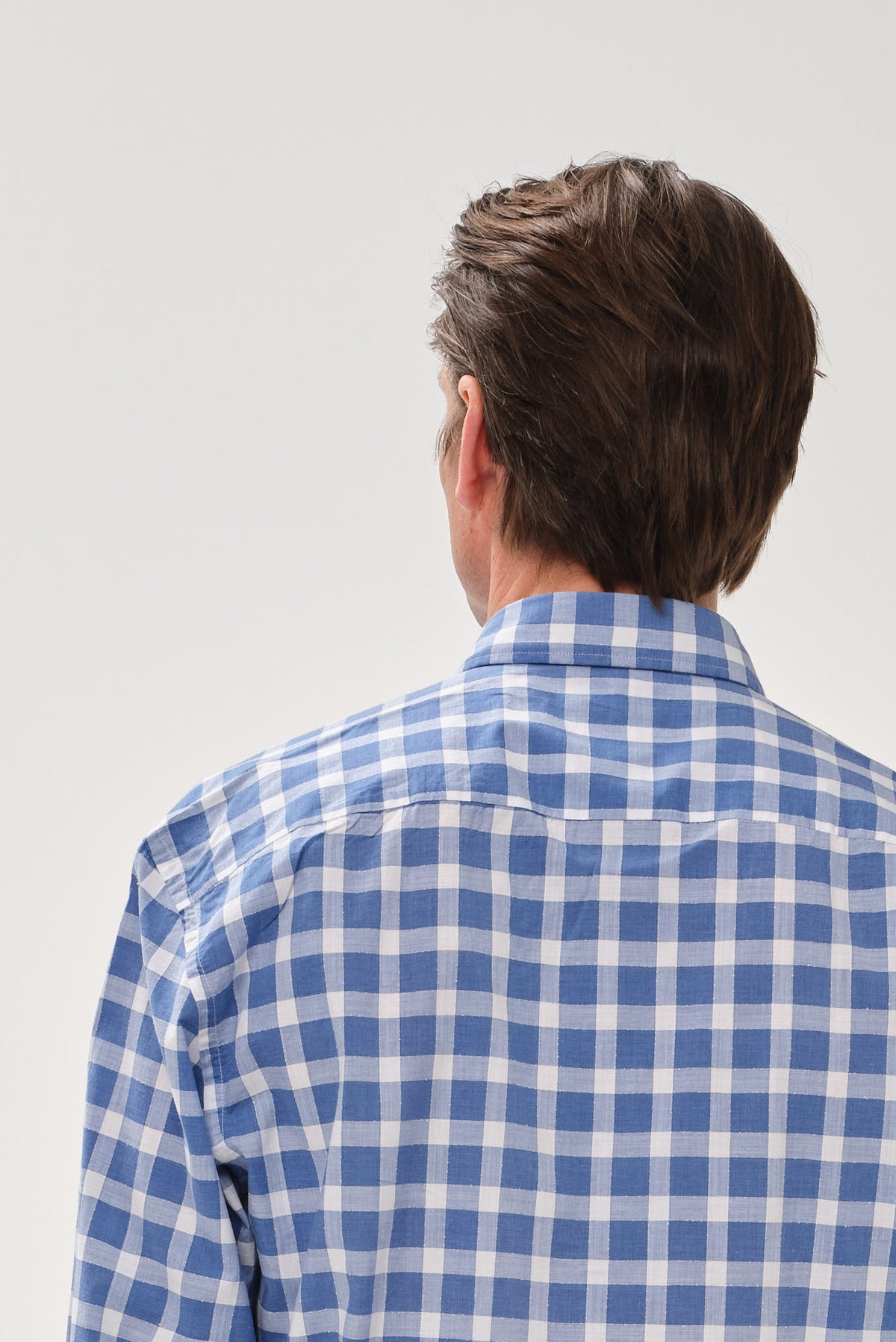 ΑΝΔΡΙΚΟ ΜΠΛΕ ΚΑΡΟ ΠΟΥΚΑΜΙΣΟ PORTOBELLO'S ΜΕ BUTTON DOWN ΓΙΑΚΑ REGULAR FIT