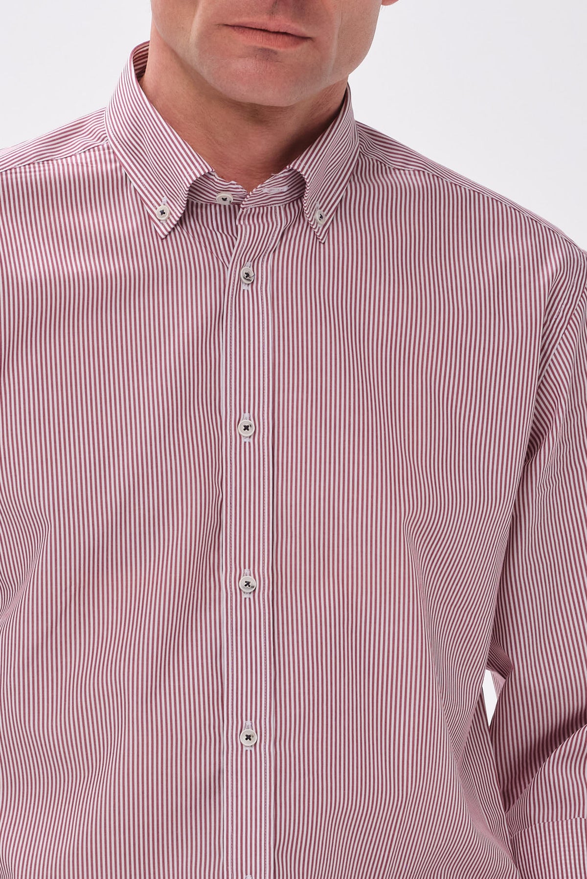 ΑΝΔΡΙΚΟ ΚΟΚΚΙΝΟ ΡΙΓΕ ΠΟΥΚΑΜΙΣΟ PORTOBELLO'S ΜΕ BUTTON DOWN ΓΙΑΚΑ REGULAR FIT