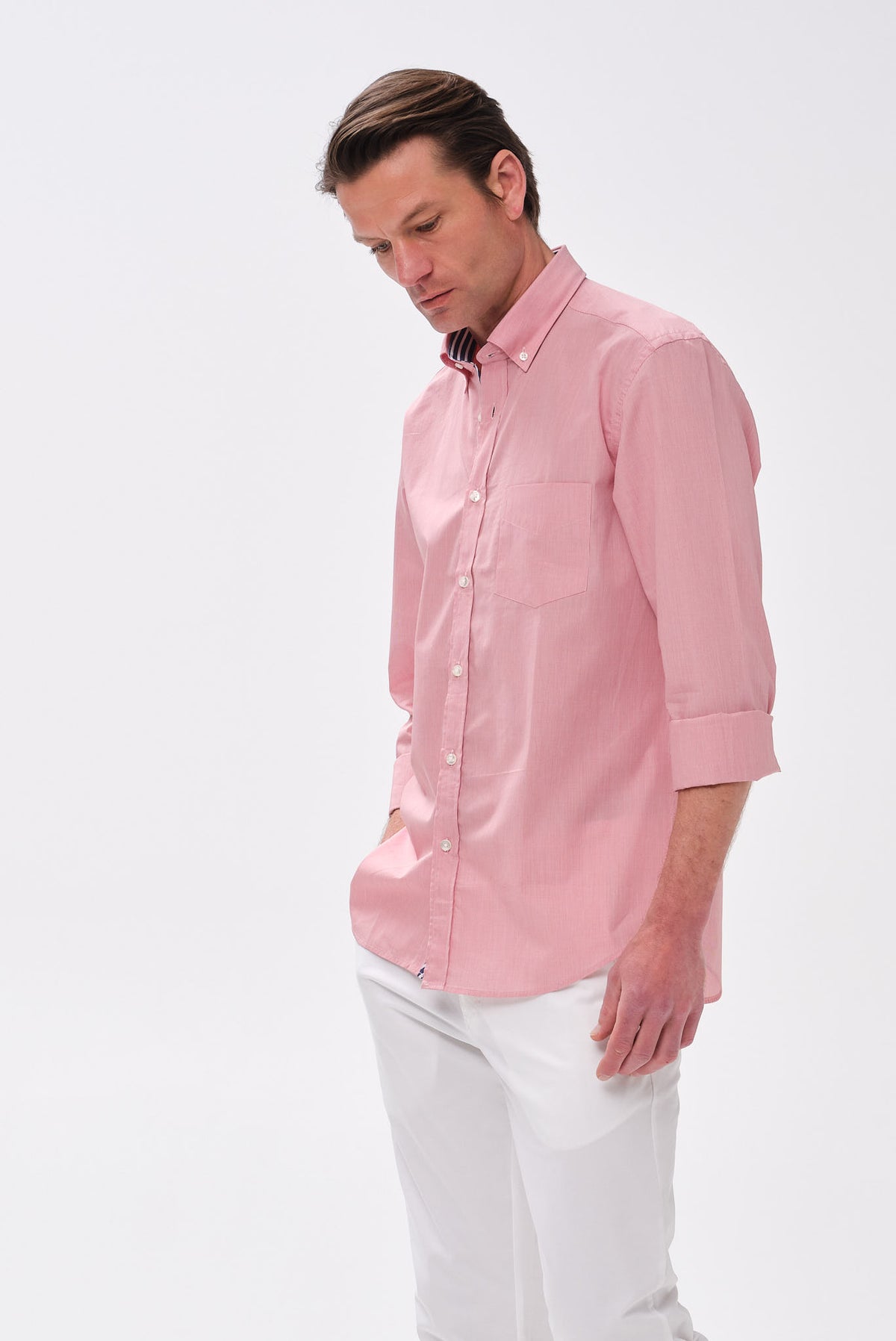 ΑΝΔΡΙΚΟ ΚΟΚΚΙΝΟ ΠΟΥΚΑΜΙΣΟ PORTOBELLO'S ME BUTTON DOWN ΓΙΑΚΑ REGULAR FIT